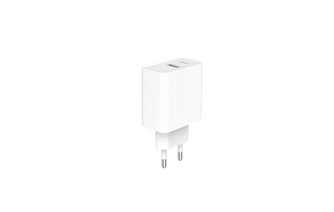 Ładowarka PowerDelivery USB-A USB-C 20W Biała w sklepie Wasserman.eu