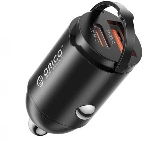 ⁨Ładowarka samochodowa Orico USB-C 30W, USB-A 30W⁩ w sklepie Wasserman.eu