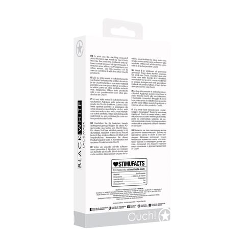 ⁨Ouch! Koronkowa maska na oczy - delikatna, przewiewna, czarna⁩ w sklepie Wasserman.eu