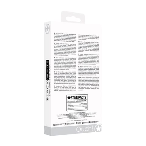 ⁨Ouch! Satynowa maska na oczy Curvy - komfortowy model z regulacją⁩ w sklepie Wasserman.eu