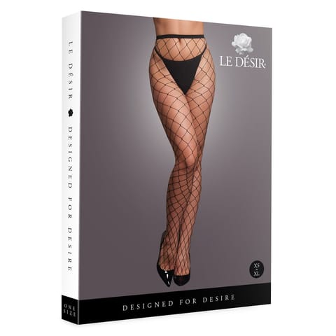 ⁨Le Desir Majtki z paskiem kabaretka elastyczne XS-XL czarne⁩ w sklepie Wasserman.eu