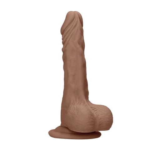 ⁨RealRock Model 17 cm z anatomiczną podstawą, Skin TPE⁩ w sklepie Wasserman.eu