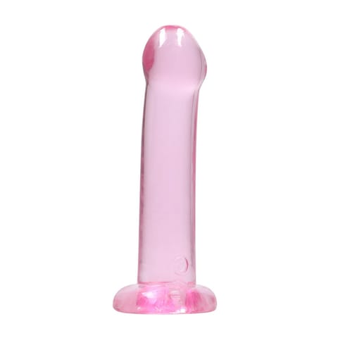 ⁨RealRock Crystal Clear model 17 cm z przyssawką - przezroczysty⁩ w sklepie Wasserman.eu