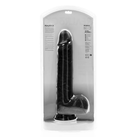 ⁨RealRock Model 35,5 cm - anatomiczny rozmiar, przyssawka, naturalny kolor⁩ w sklepie Wasserman.eu