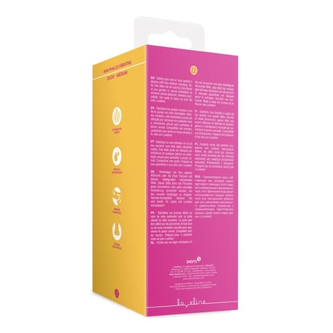 ⁨Loveline Medium Intense Pink - Model wibrujący, kompatybilny z uprzężą⁩ w sklepie Wasserman.eu