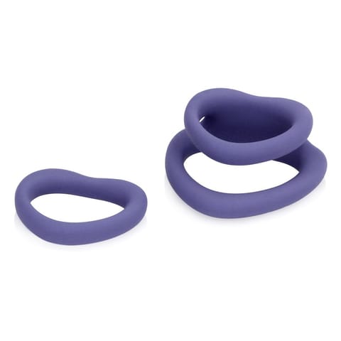 ⁨Loveline Heart Ring Set Violet Storm - Zestaw Pierścieni Anatomicznych 2 szt.⁩ w sklepie Wasserman.eu