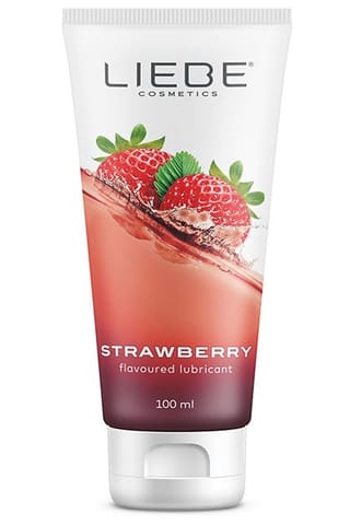 ⁨LIEBE LUBRICANT STRAWBERRY 100ML⁩ w sklepie Wasserman.eu
