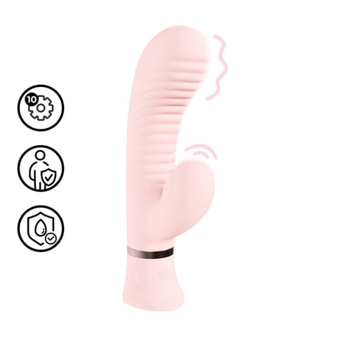 ⁨Loveline Paris Mystique model silikonowy, 10 trybow, rożowy, wodoodporny⁩ w sklepie Wasserman.eu