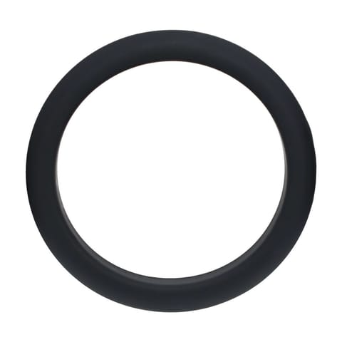 Wide O Silicone Cockring - XL - 50mm - Black w sklepie Wasserman.eu