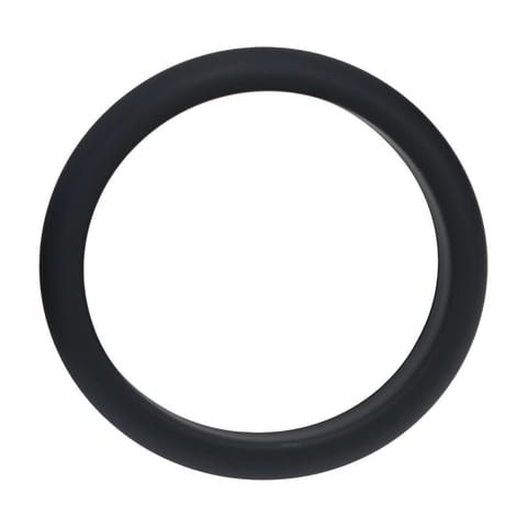 Wide O Silicone Cockring - XXL - 55mm - Black w sklepie Wasserman.eu
