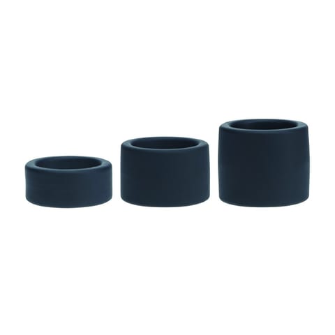 Liquid Silicone Ball Strap Set of 3 - S/M/L - Black w sklepie Wasserman.eu