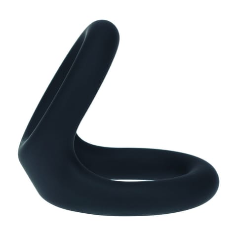 Double O Silicone Cockring - M - Black w sklepie Wasserman.eu