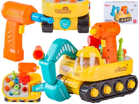 ⁨Koparka do rozkręcania i skręcania Jeździ Skręca + Wkrętarka Narzędzia⁩ w sklepie Wasserman.eu