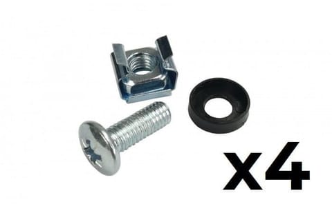 ⁨Śruby montażowe M6 - 4 sztuki ATTE ADD-RACKMNT⁩ w sklepie Wasserman.eu
