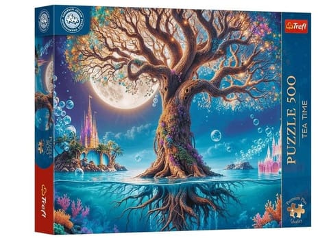 ⁨Puzzle 500 Tea Time: Magiczne drzewo TREFL⁩ w sklepie Wasserman.eu