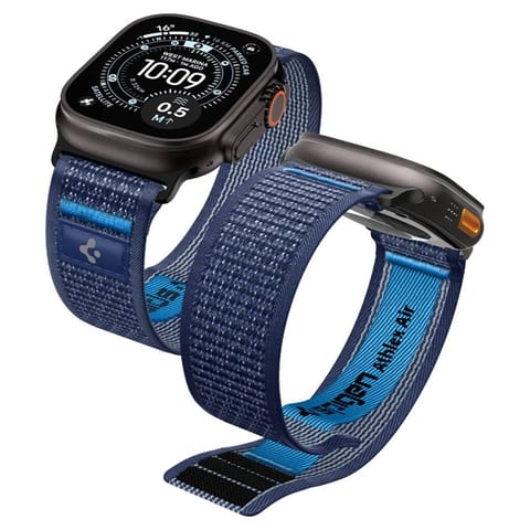 ⁨Spigen Athlex Air 2 - Pasek do Apple Watch 44/45/46/49 mm (Active Navy Blue)⁩ w sklepie Wasserman.eu