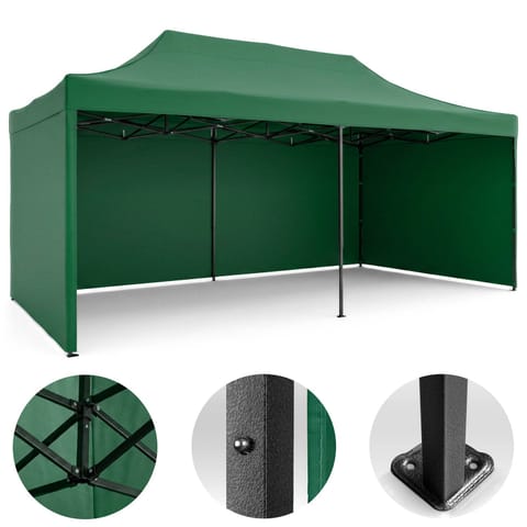 ⁨Pawilon ogrodowy 3 scianki 3 x 6m zielony Plonos⁩ w sklepie Wasserman.eu