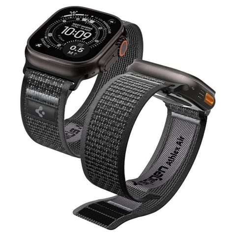 ⁨Spigen Athlex Air 2 - Pasek do Apple Watch 44/45/46/49 mm (Active Black / Grey)⁩ w sklepie Wasserman.eu