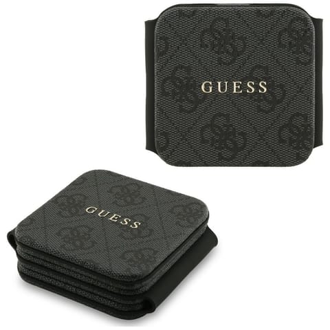 ⁨Guess 4G Wireless Charger - Ładowarka indukcyjna MagSafe 3w1 do iPhone, AirPods i Apple Watch 15W (czarny)⁩ w sklepie Wasserman.eu