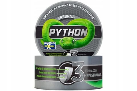 ⁨TAŚMA DUCT TAPE PYTHON SREBRNA 48MM*25M⁩ w sklepie Wasserman.eu