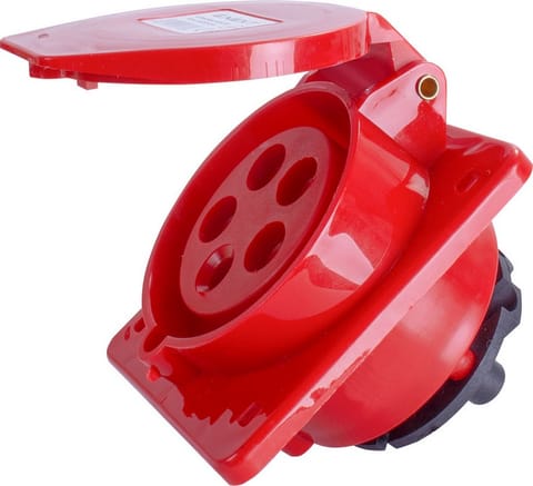 ⁨GNIAZDO PRZEMYSŁOWE TABLICOWE STAŁE 400V 3P+N+Z IP44⁩ w sklepie Wasserman.eu