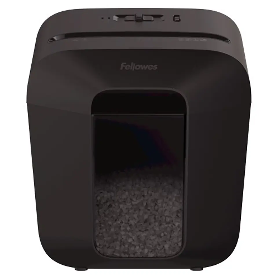 ⁨Fellowes Powershred LX25M Black, 11.5 L, Credit cards shredding, Mini-Cut Shredder, Paper handling standard/output 6 sheets per⁩ w sklepie Wasserman.eu