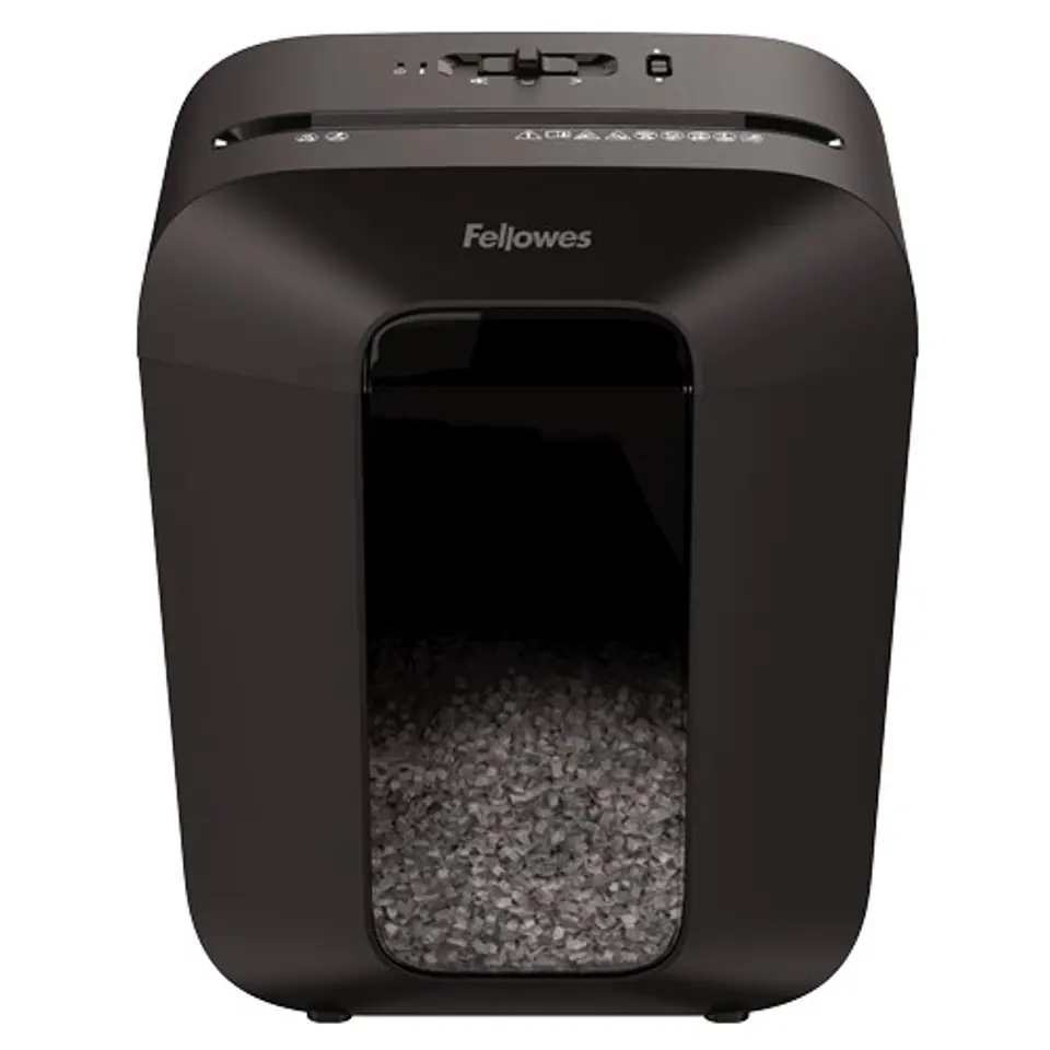 ⁨Fellowes Powershred LX41 Black, 17 L, Credit cards shredding, Mini-Cut Shredder, Paper handling standard/output 8 sheets per pas⁩ at Wasserman.eu