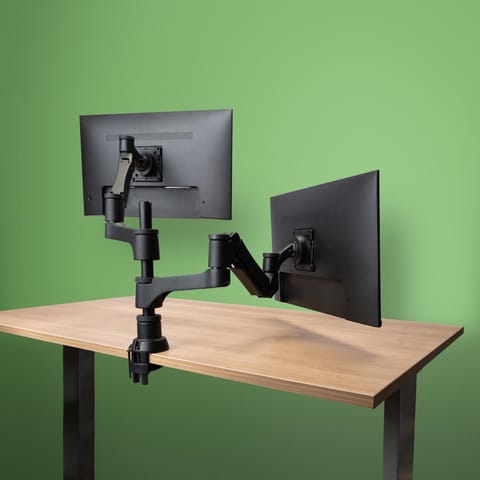 ⁨R-Go Tools R-Go Caparo 4 Twin Monitor Arm⁩ w sklepie Wasserman.eu