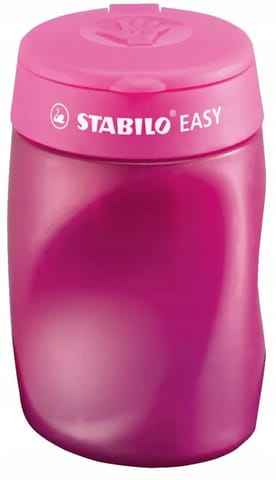 ⁨Temperówka STABILO Easy Box 3 otwory dla praworęcznych różowa 4502/1⁩ w sklepie Wasserman.eu