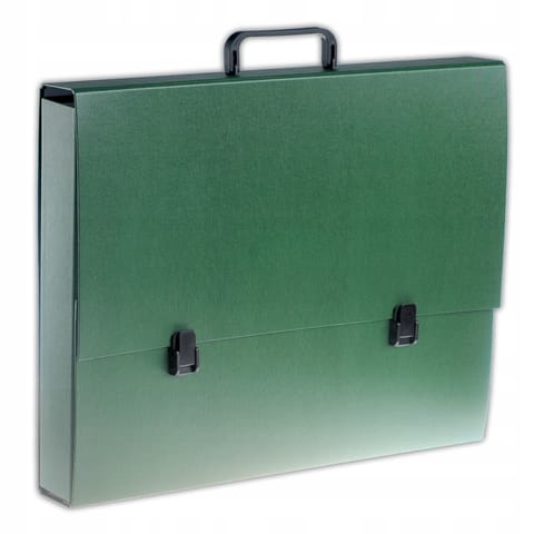 ⁨Teczka szkolna z rączką A3 5.5cm zielona TT5413 TADEO⁩ w sklepie Wasserman.eu