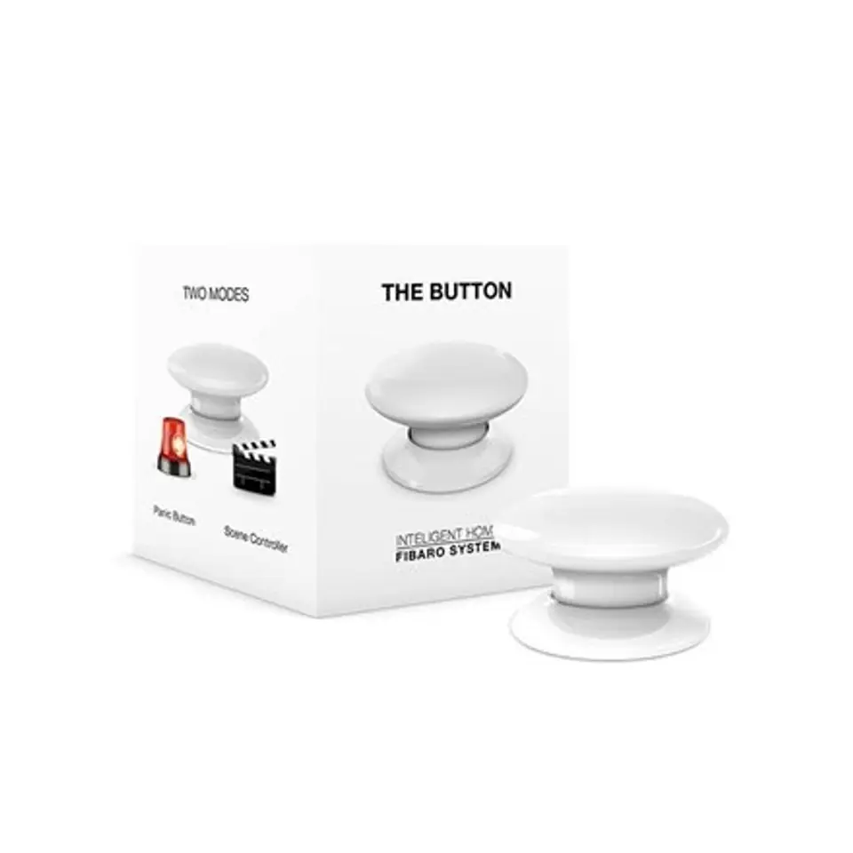 ⁨Fibaro The Button Z-Wave, White⁩ w sklepie Wasserman.eu