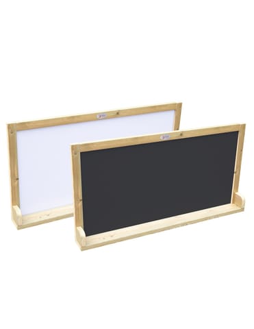⁨CLASSIC WORLD EDU Drewniana Tablica Dwustronna Kredowa- Magnetyczna Edukacyjna⁩ w sklepie Wasserman.eu