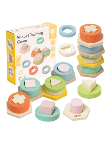 ⁨CLASSIC WORLD Sorter Montessori Kształtów i Kolorów Układanka Wieża⁩ w sklepie Wasserman.eu