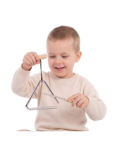⁨CLASSIC WORLD EDU Instrument Muzyczny Trójkąt dla Dzieci⁩ w sklepie Wasserman.eu