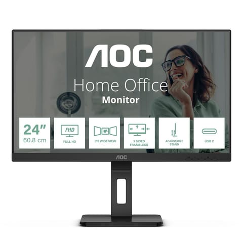 ⁨Monitor 24P3CV 23.8 inch IPS HDMI DP USB-C Pivot⁩ at Wasserman.eu
