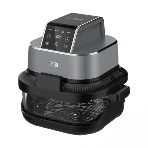 ⁨Frytkownica beztłuszczowa TEESA GLASS AIR FRYER 4L, 1,5 L, 1500W⁩ w sklepie Wasserman.eu