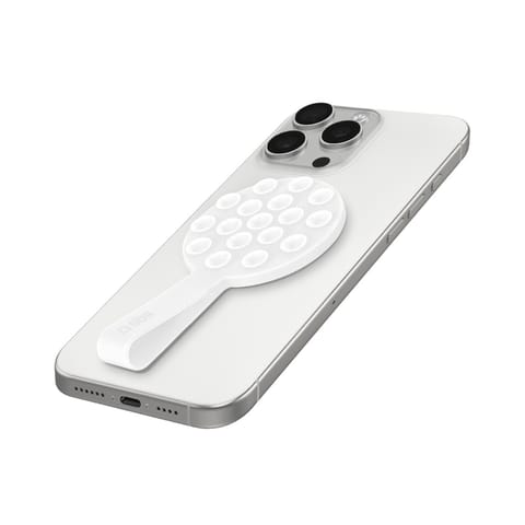 ⁨Uchwyt do telefonu smartfona z przyssawką uszkiem MagSafe - biały⁩ w sklepie Wasserman.eu