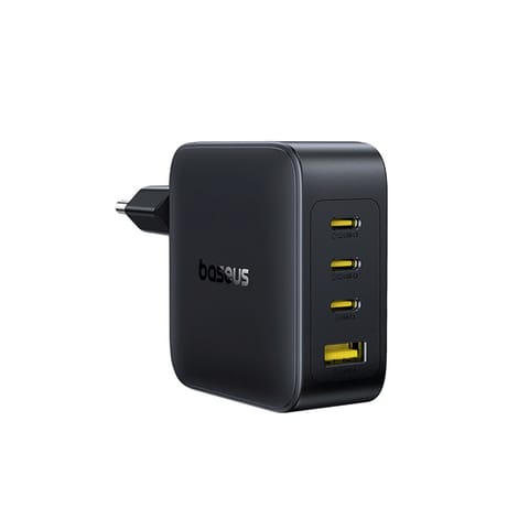 ⁨Ładowarka sieciowa 3x USB-C USB-A GaN 140W - czarna⁩ w sklepie Wasserman.eu
