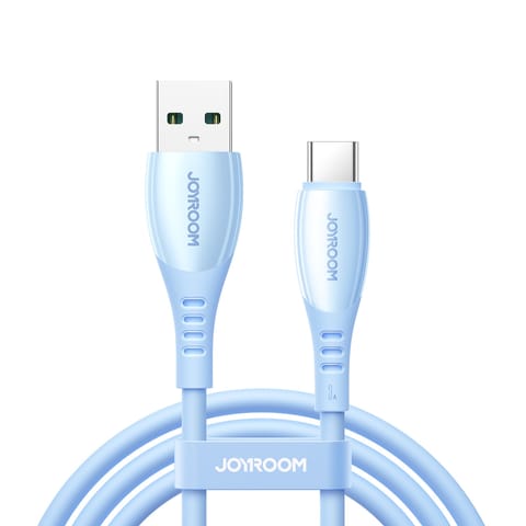 ⁨Kabel przewód USB-A - USB-C Vibrant Series 3A 1.2m - niebieski⁩ w sklepie Wasserman.eu
