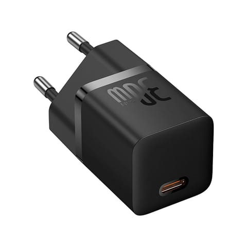 ⁨Ładowarka sieciowa USB-C GaN5 30W z kablem USB-C 100W - czarna⁩ w sklepie Wasserman.eu