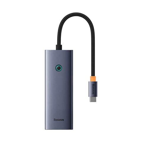 ⁨HUB Rozdzielacz 5w1 USB-C do HDMI USB-A USB-C PD 4K - szary⁩ w sklepie Wasserman.eu
