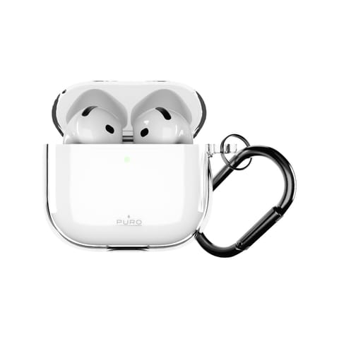 ⁨Etui pokrowiec na słuchawki AirPods 4 0.3 Nude - przezroczysty⁩ w sklepie Wasserman.eu