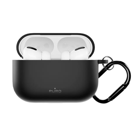 ⁨Etui pokrowiec na słuchawki AirPods Pro 3 Icon - czarny⁩ w sklepie Wasserman.eu