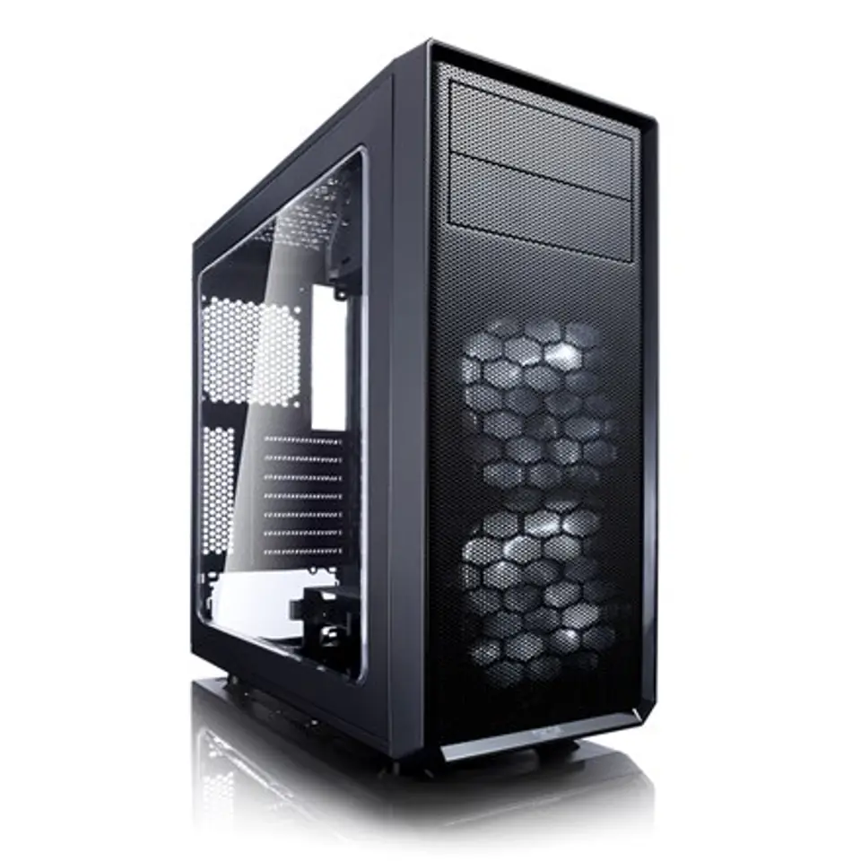 ⁨Focus G Black Window 3.5 HDD/2.5\'SDD uATX/ATX/ITX⁩ at Wasserman.eu