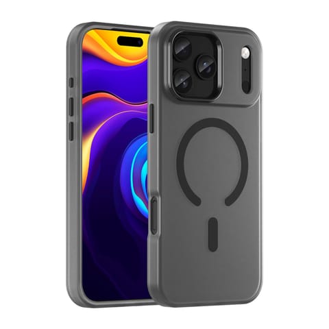 ⁨Etui pokrowiec na iPhone 17 Pro Magnetic Abrasive MagSafe - matowe czarne⁩ w sklepie Wasserman.eu