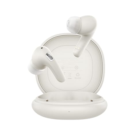 ⁨Słuchawki bezprzewodowe dokanałowe W3 ANC TWS - białe⁩ w sklepie Wasserman.eu