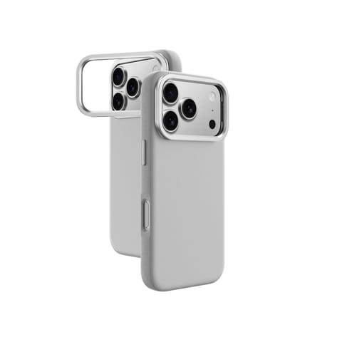 ⁨Etui pokrowiec z podstawką na iPhone 17 Pro Max Glamour - szary⁩ w sklepie Wasserman.eu
