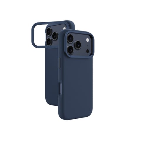 ⁨Etui pokrowiec z podstawką na iPhone 17 Pro Max Glamour - niebieski⁩ w sklepie Wasserman.eu