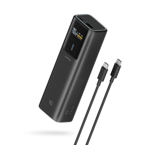 ⁨Powerbank 10000mAh USB-C USB-A 150W - czarny⁩ w sklepie Wasserman.eu