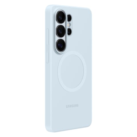 ⁨Etui pokrowiec na Samsung Galaxy S26 Ultra Silicone Magnet Case MagSafe - niebieski⁩ w sklepie Wasserman.eu